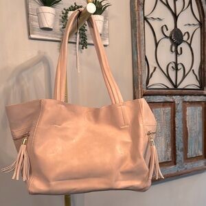 Emperor Elegant dusty Rose Pink Tote Bag NWT